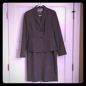 Grey shift dress and matching blazer size 6
